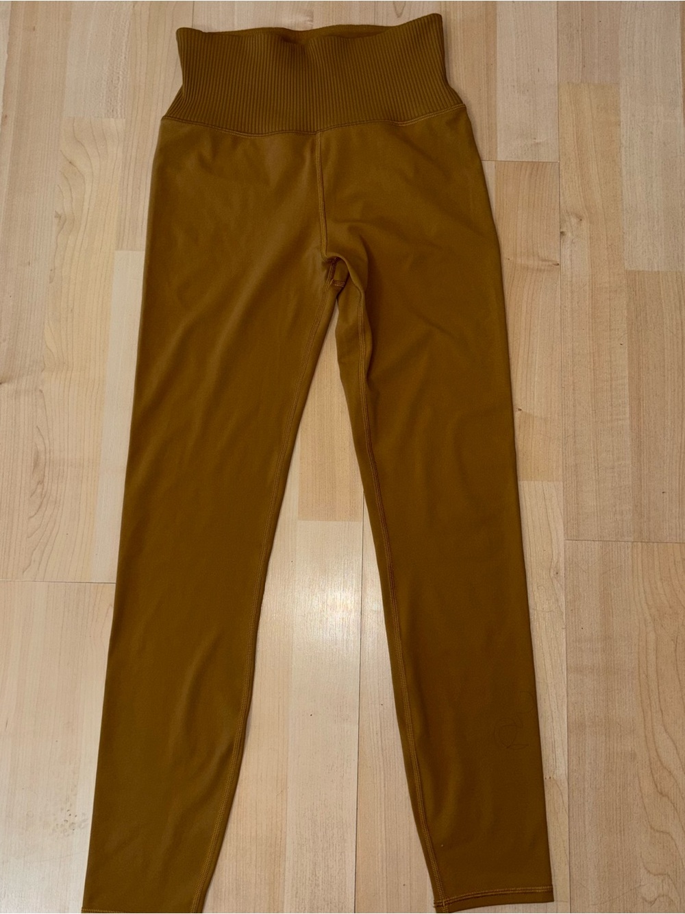 Vuori Rib Studio Legging Size XS DARK GOLDEN Women Performance Leggings *FLAW - Picture 4 of 12